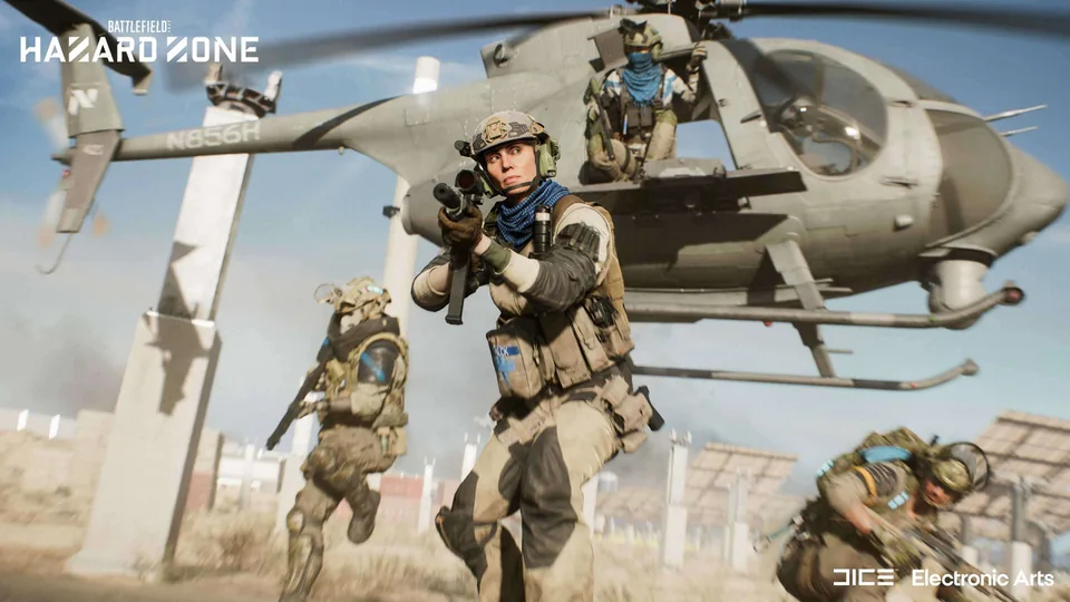 Battlefield 2042 squad deploying together