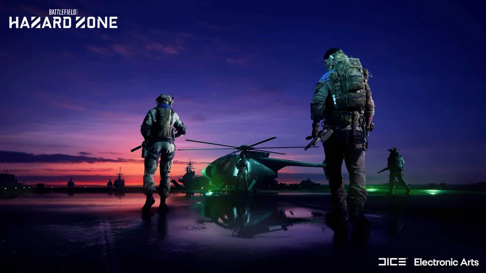 Battlefield 2042 squad on a ship